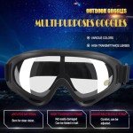 10-Piece Dirt Bike Goggles and Face Mask Set