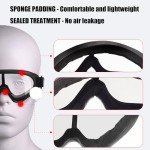 10-Piece Dirt Bike Goggles and Face Mask Set