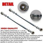 PRO BAT 2Pcs 11" Tie Rod End Steering Kit