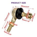 HIAORS Tie Rod Ball Joint for Kids ATVs
