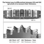 RUTU 428 Front Sprocket Kit for ATVs and Bikes