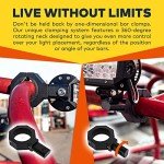 ATV UTV Light Bar Mounting Bracket Clamp Kits