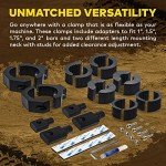 ATV UTV Light Bar Mounting Bracket Clamp Kits