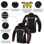 Alpha Cycle Gear Breathable Mesh Motorcycle Jacket - XXXL
