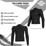 Alpha Cycle Gear Mesh Armor Riding Jacket