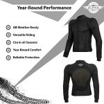 Alpha Cycle Gear Mesh Armor Riding Jacket
