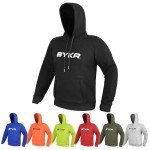 Breathable Biker Hoodie Jacket for All Weather