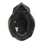 Unisex Motocross Full Face ATV Helmet - Black/Orange