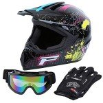 Samger Adult Offroad Motocross Helmet with Goggles