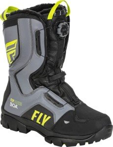 Fly Racing Marker BOA Snow Boots - Black/Grey/Hi-Vis