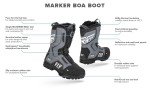 Fly Racing Marker BOA Snow Boots - Black/Grey/Hi-Vis