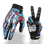 FASTGOOSE Breathable Skeleton-Paw Gloves for ATV/Motocross