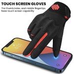 Full Finger Touch Screen ATV Gloves for Adults