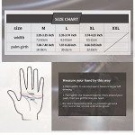 Men's Full Finger ATV Racing Gloves - Black