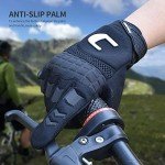 Men's Full Finger ATV Racing Gloves - Black