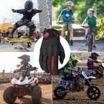 Full Finger Touch Screen ATV Gloves for Adults
