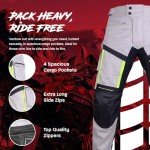 Waterproof ATV Riding Pants with CE Armor, Hi Vis