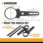 Universal 2-Inch Bull Bar Tube Clamps for ATVs