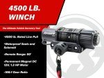 SuperATV 2041 kg Winch for UTV/ATV