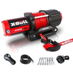 X-BULL 12V Waterproof ATV Electric Winch Kit