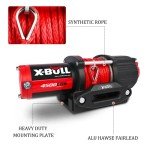 X-BULL 12V Waterproof ATV Electric Winch Kit