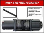 SuperATV 2041 kg Winch for UTV/ATV