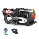 HEDGFOX 3500lb Electric Winch Kit with Rope