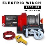 GRIPWAY 2000-lb. Electric Winch for ATV/UTV
