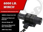 SuperATV Black Ops 6000 LB Winch Kit