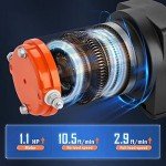 12V 2000-lb ATV/UTV Electric Winch with Rope