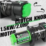 5000lb 12V Waterproof Electric ATV/UTV Winch