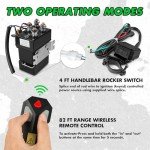 5000lb 12V Waterproof Electric ATV/UTV Winch