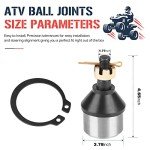 Front Lower Ball Joints for Polaris ATV,Sportsman 500 570 700 800, ACE 500 570, Ranger 400 500 570 700, Magnum 325 330 425 500, Scrambler 400 500, Replaces for 7061158 7080927 7061153 7080364 7080673