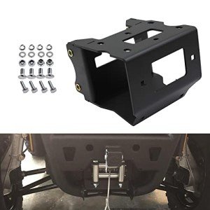 LOSTAR Black Winch Mount for Polaris Sportsman