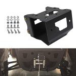 LOSTAR Black Winch Mount for Polaris Sportsman
