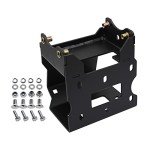 LOSTAR Black Winch Mount for Polaris Sportsman