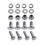 LOSTAR Black Winch Mount for Polaris Sportsman