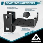 Adjustable ATV Trailer Winch Mount 3600 lbs Capacity