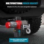 Adjustable ATV Trailer Winch Mount 3600 lbs Capacity