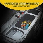 CPOWACE Underseat Storage Box for Polaris Ranger