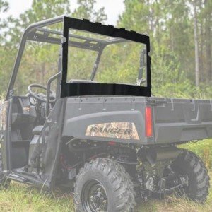 QYMOTO Soft Canvas Rear Window for Polaris Ranger