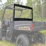QYMOTO Soft Canvas Rear Window for Polaris Ranger