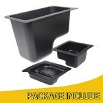 CPOWACE Underseat Storage Box for Polaris Ranger