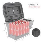 KEMIMOTO UTV Bed Storage Box for Polaris Ranger