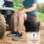 KEMIMOTO UTV Bed Storage Box for Polaris Ranger