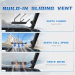 KEMIMOTO Clear Full Windshield for Polaris General 1000