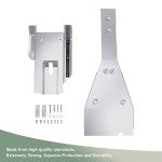 NIXFACE ATV Glide & Swing Arm Skid Plate for Yamaha Raptor