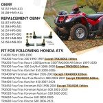 Honda ATV Tie Rod End Kit for TRX Models