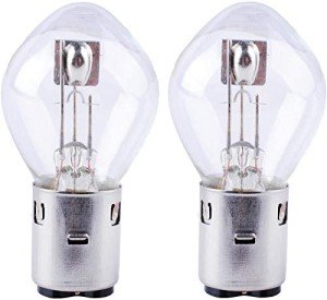 Poweka S2 12V 35/35w Chinese Scooter Light Bulb Fits for 50cc 150cc 250cc Znen Jonway Tank Baron (2 Packs)