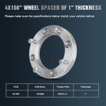 Frokom 1-Inch ATV Wheel Spacers for Polaris